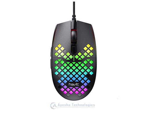 Havit MS1008 RGB Backlit Optical Gaming Mouse